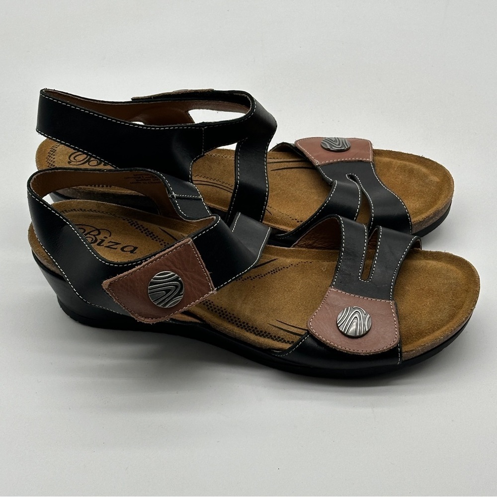 Women’s Handmade‎ Biza Maddison Velcro Strap Sandals Womens 41